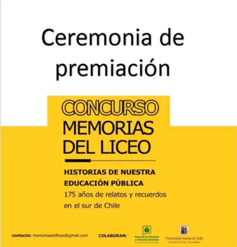 Premiación “Memorias del Liceo”
