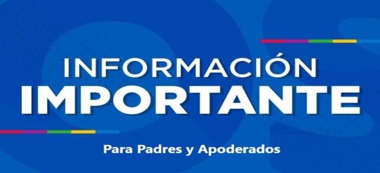 Información Para Padres y Apoderados