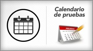 Calendario de Pruebas