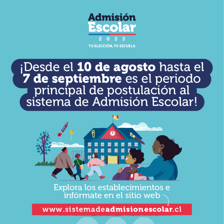 Admisión escolar 2023