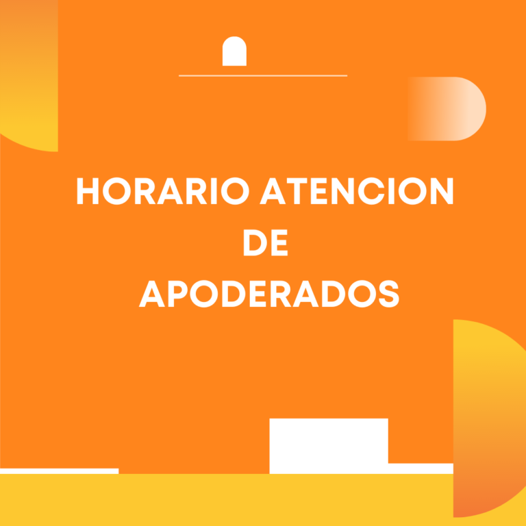 Horario Atención de Apoderados